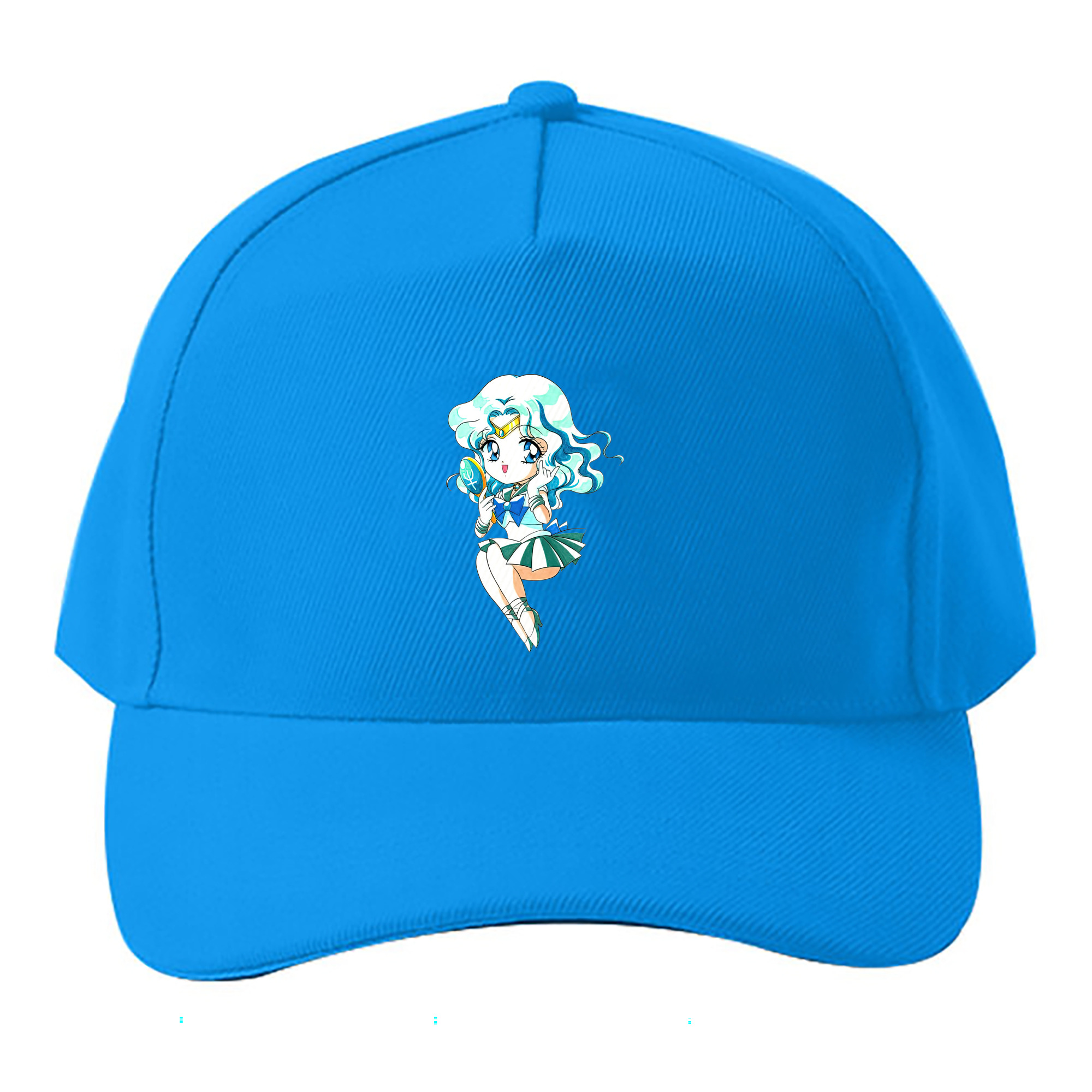 （画像用） 美少女戦士セーラームーン 海王 みちる（かいおう みちる） Sailor Moon Kaiou Michiru ベースボールキャップ 綿100％ 男女兼用 帽子 スポーツ
